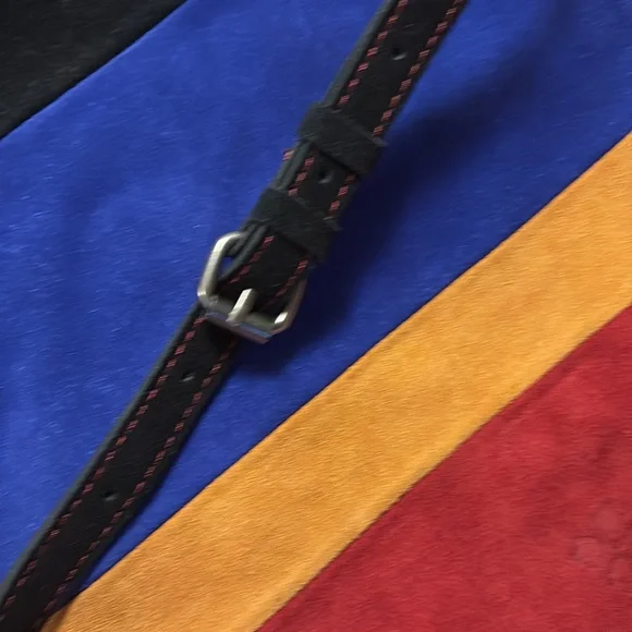 Gorgeous Patricia Nash Suede Colorblock Collection Caffarelli Brand New - Picture 4 of 12